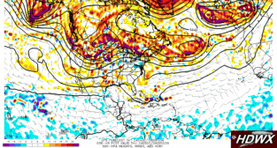 Tropical: 500-hPa vorticity, heights, winds