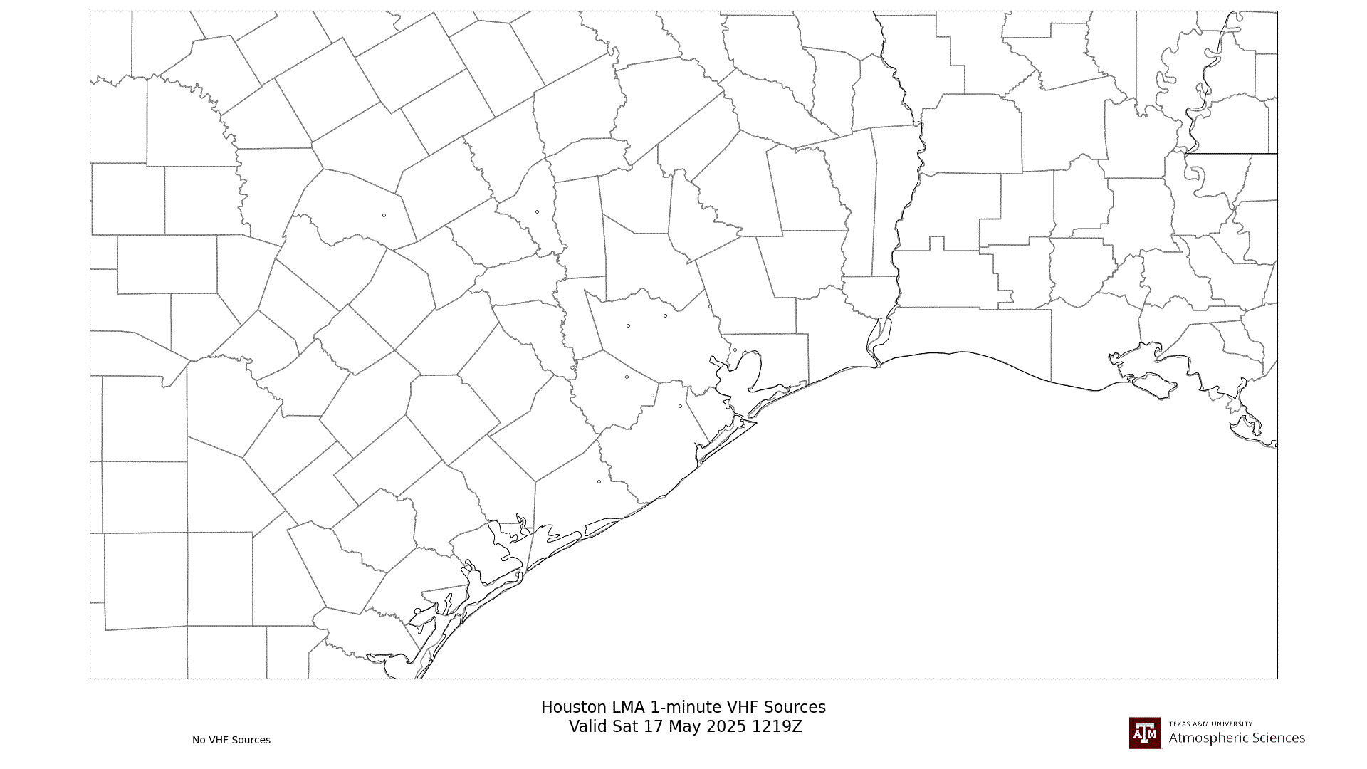 Houston LMA 1-minute VHF Sources