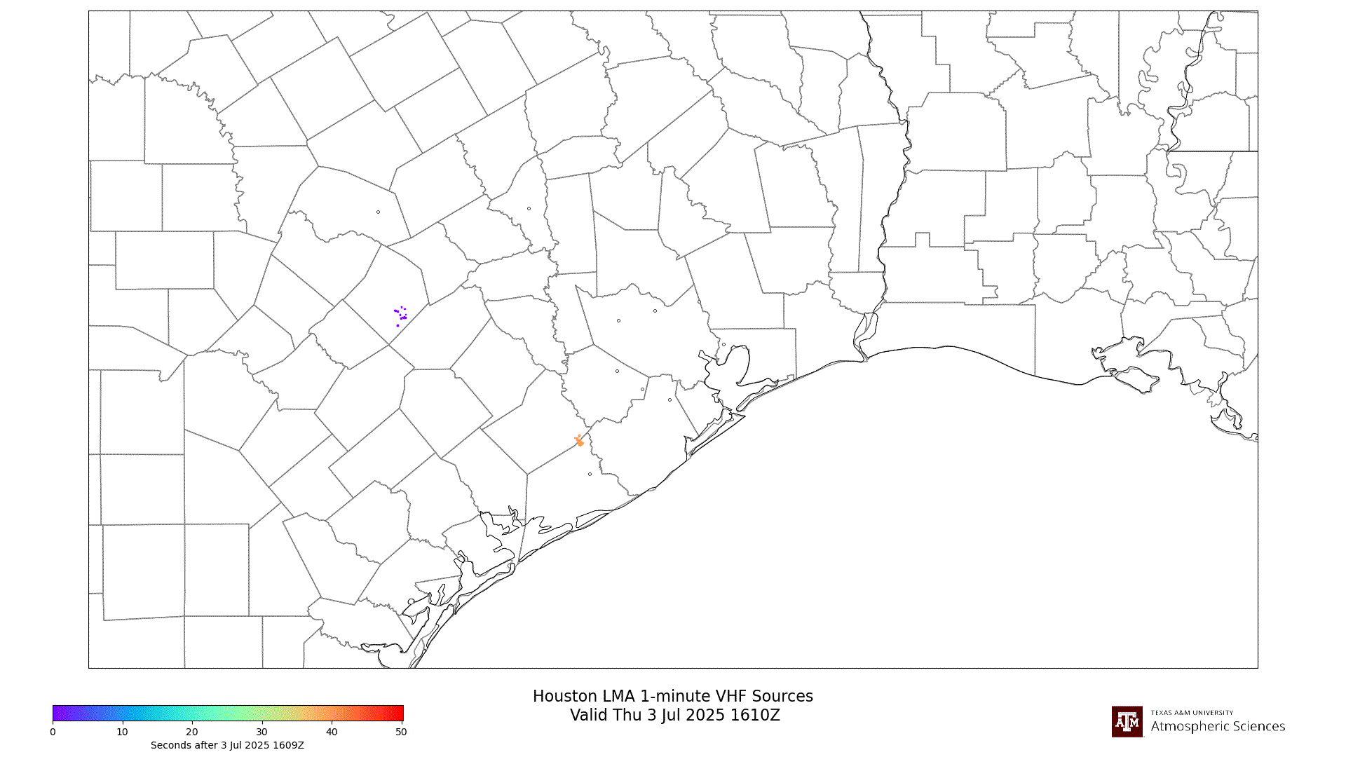 Houston LMA 1-minute VHF Sources