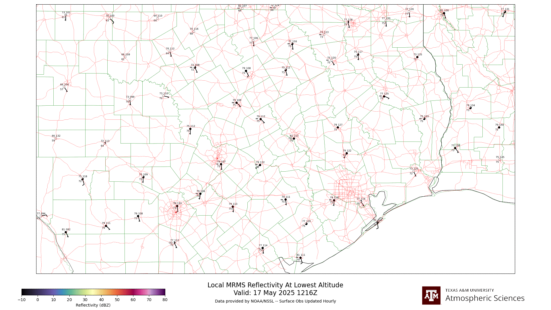 Local Radar Mosaic