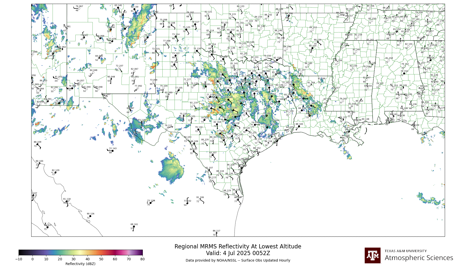 Regional Radar Mosaic