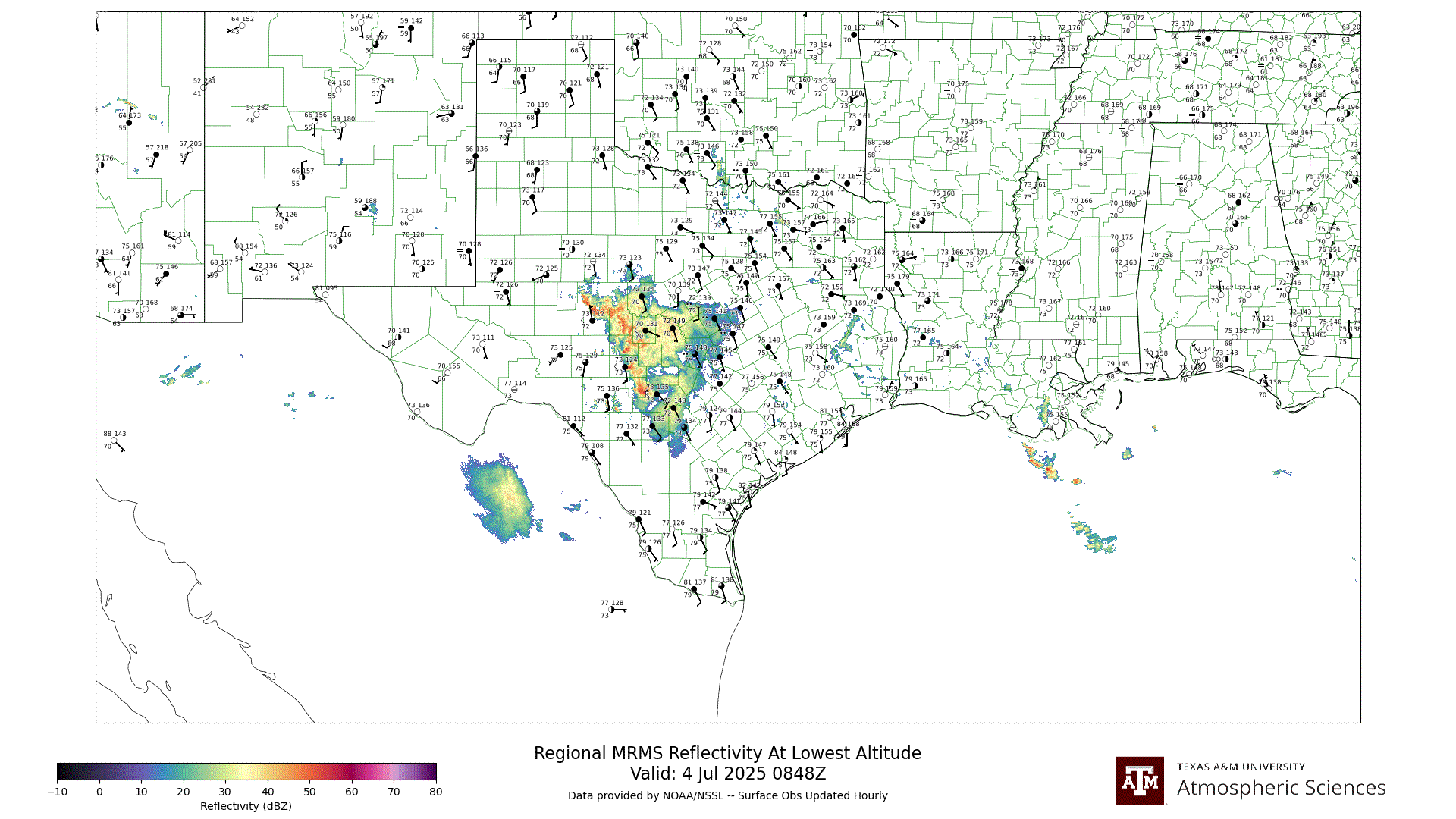 Regional Radar Mosaic